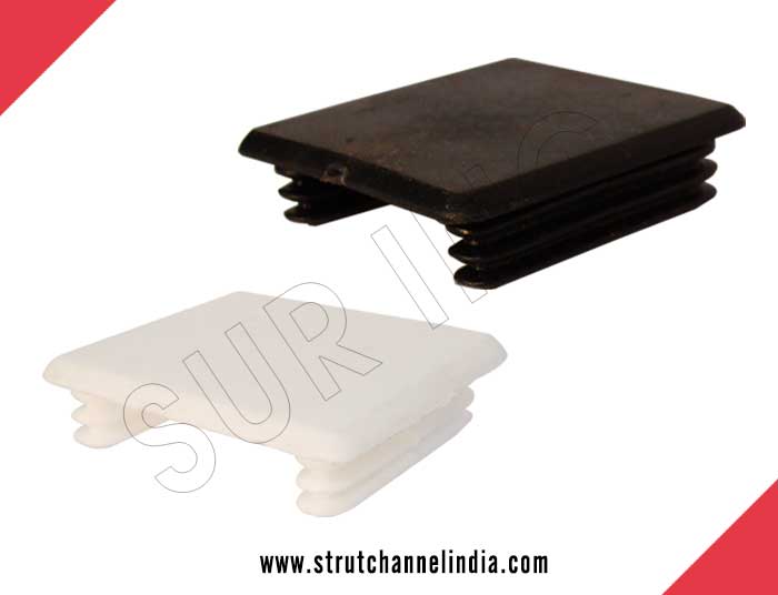 Channel PVC End Cap (41X41) manufacturers exporters in India