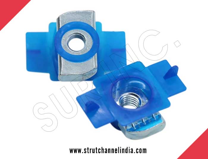 Channel Nut with Plastic Wings manufacturers exporters in India