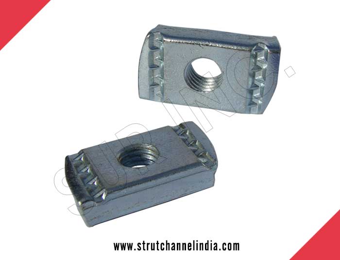 Spring Channel Nut Plain manufacturers exporters in India